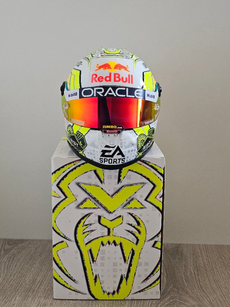 Helm 1:2, M. Verstappen, Winner Las Vegas '23/WORLD CHAMPION, Ophalen of Verzenden, Nieuw, Formule 1