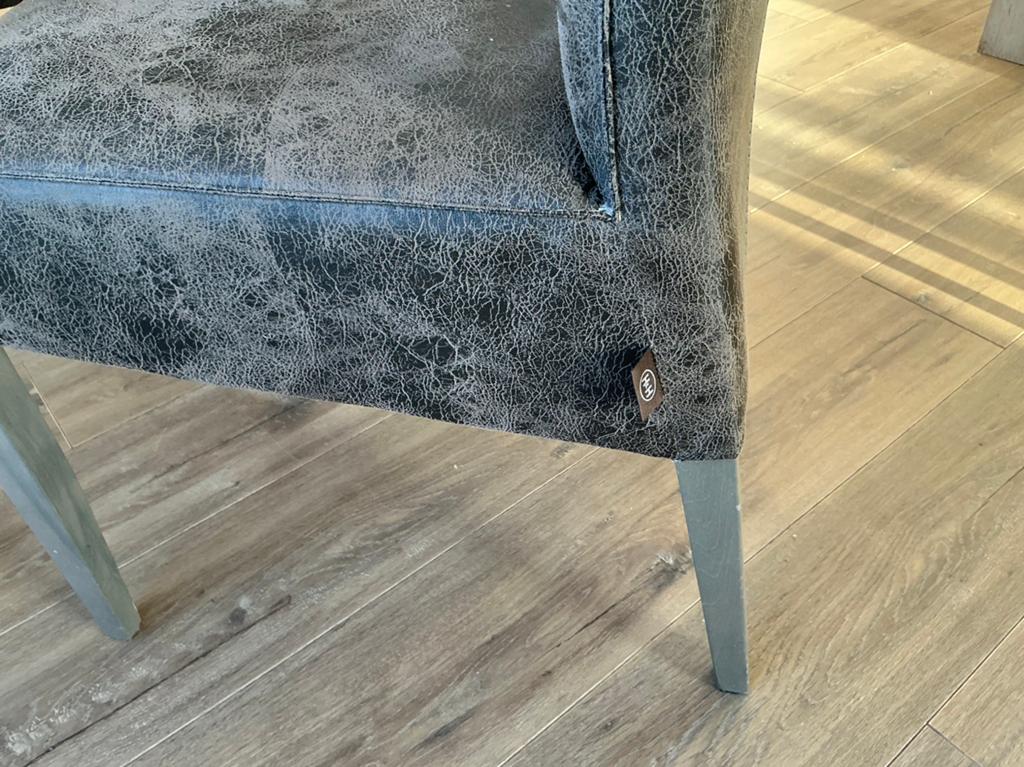 4 Stoere Henders & Hazel Eetkamerstoelen eettafel, Huis en Inrichting, Stoelen, Ophalen, Overige materialen, Bruin, Zo goed als nieuw