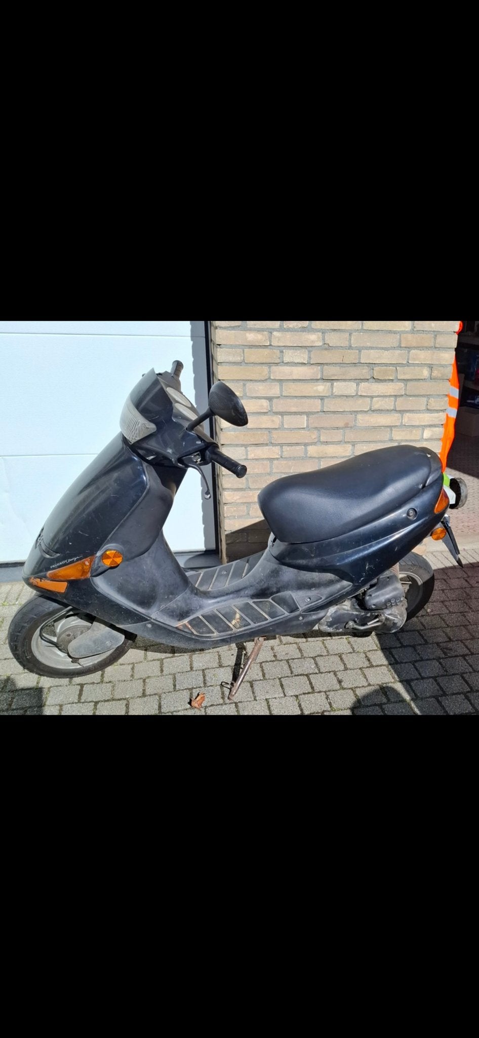 Peugeot Fox Scooter - Zwart, Gebruikt, Fietsen en Brommers, Brommers | Peugeot, Ophalen, Gebruikt, Maximaal 45 km/u, Fox
