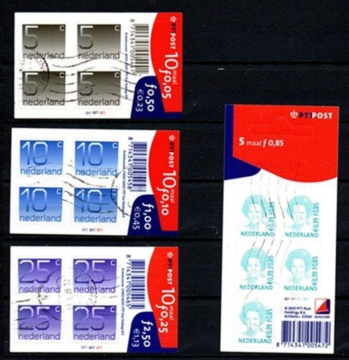 Nederland nr. 1108-1110v, 1984v, 1491-1501v gestempeld, Ophalen of Verzenden, Na 1940, Gestempeld