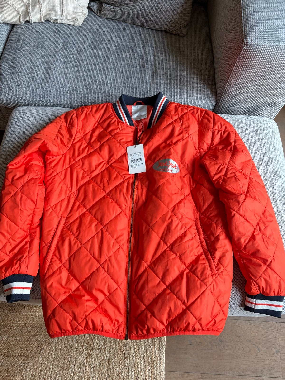 Nieuw Soyaconcept oranje jack - Maat L, Kleding | Heren, Jassen | Zomer, Nieuw, Maat 52/54 (L), Oranje, Ophalen of Verzenden