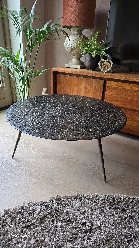 Salontafel, Huis en Inrichting, Tafels | Salontafels, Ophalen, 100 tot 150 cm, Rond, 50 tot 100 cm