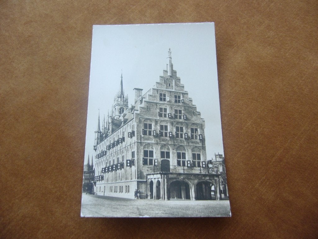 GOUDA  =  STADHUIS, Ophalen of Verzenden, 1960 tot 1980, Gelopen, Zuid-Holland