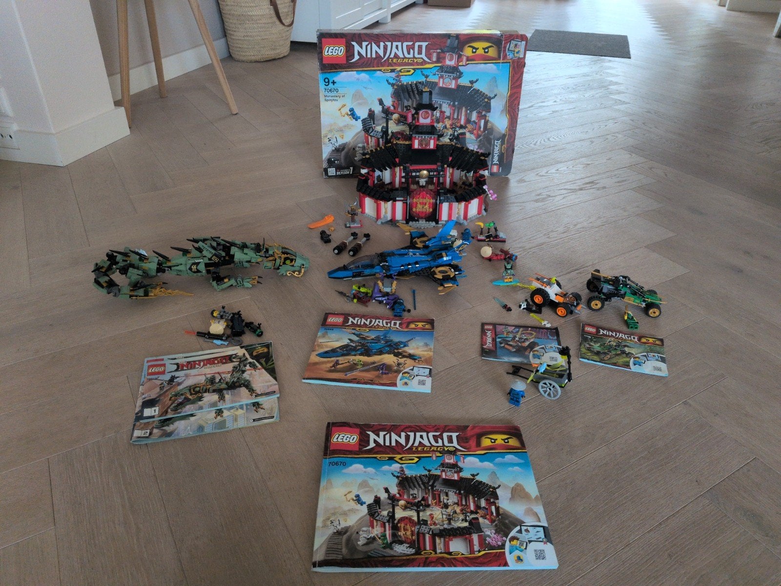 Grote partij LEGO Ninjago., Gebruikt, Lego, Ophalen of Verzenden, Compleet