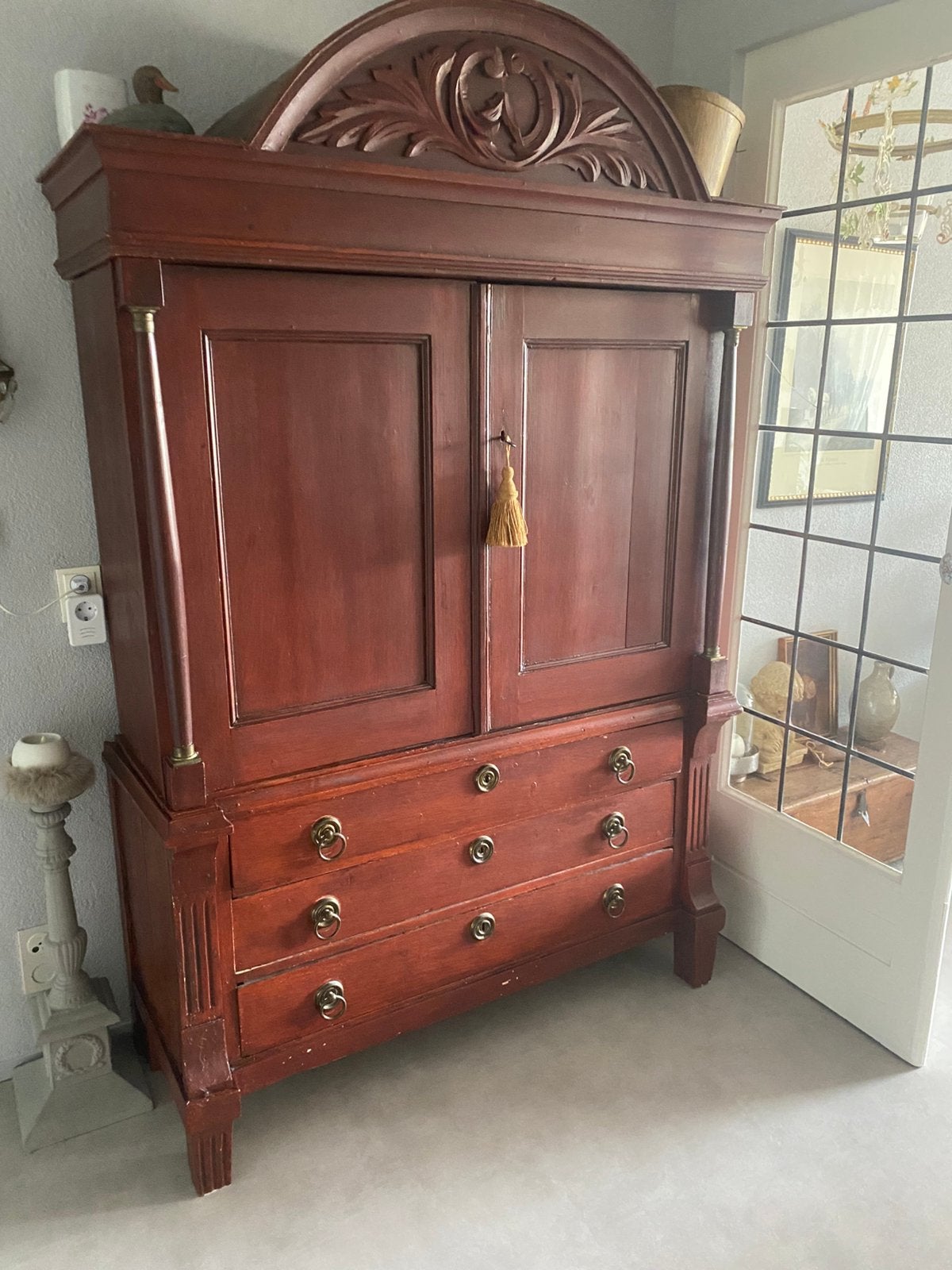Drents kabinet, Antiek en Kunst, Antiek | Meubels | Kasten, Ophalen
