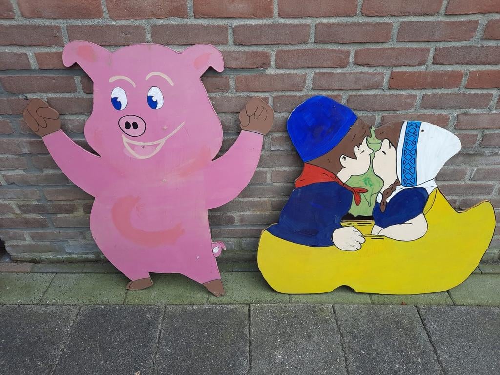 Te huur vrolijke straatversiering met thema boerderij deel 3, Ophalen, Geboorte of Huwelijk