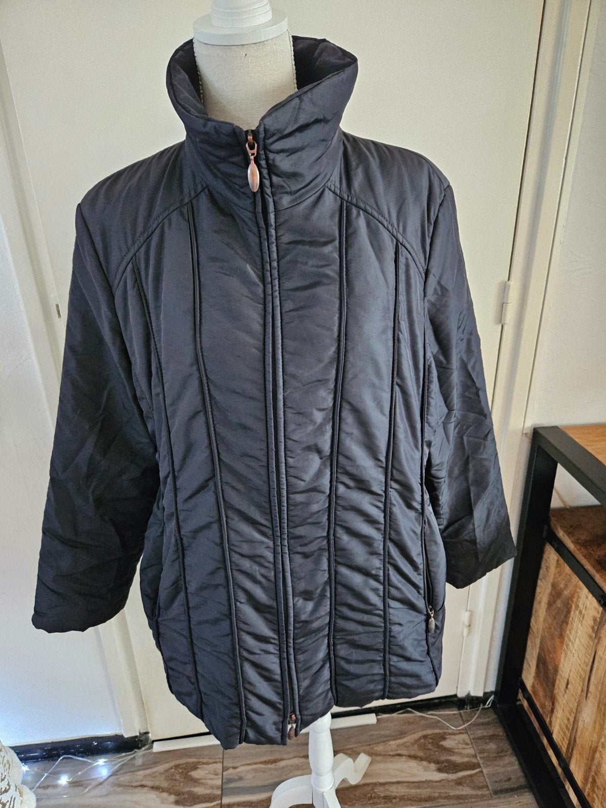 Gerry Weber winterjas, Gerry  Weber, Zwart, Maat 42/44 (L), Ophalen of Verzenden