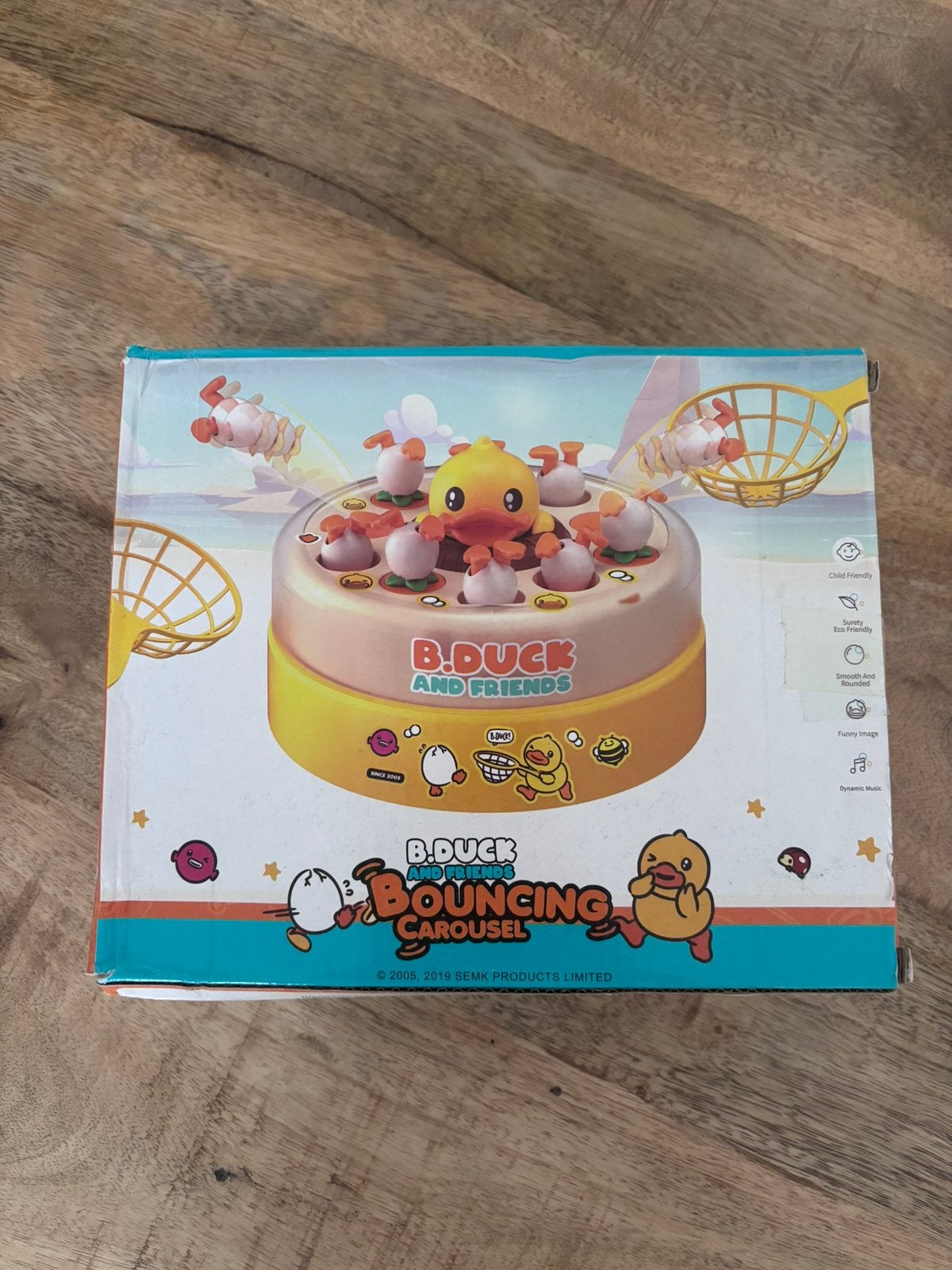 B.Duck and Friends Bouncing Carousel Kinderspel, Een of twee spelers, Ophalen of Verzenden, Zo goed als nieuw
