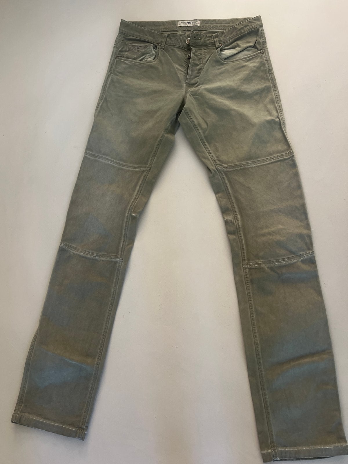 PME Legend Dirty Twill Bronco Worker Jeans - Maat 33-36, Ophalen of Verzenden, Zo goed als nieuw, Overige maten, Grijs
