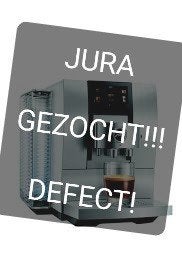 GEZOCHT! JURA Koffiemachines Defect of werkend!, Ophalen, Gebruikt, 10 kopjes of meer, Koffiemachine