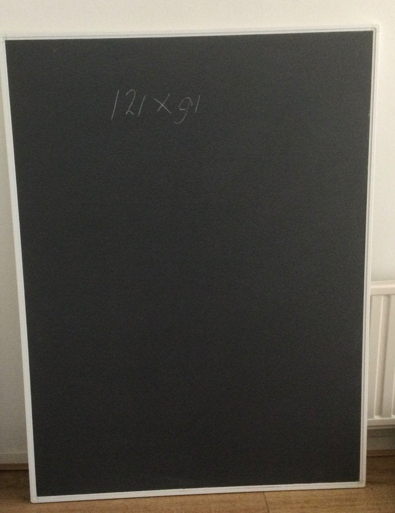 Magnetisch schoolbord krijtbord  Maat: 121 cm. bij 91 cm., Diversen, Ophalen, Mobiel, Zo goed als nieuw, Krijtbord