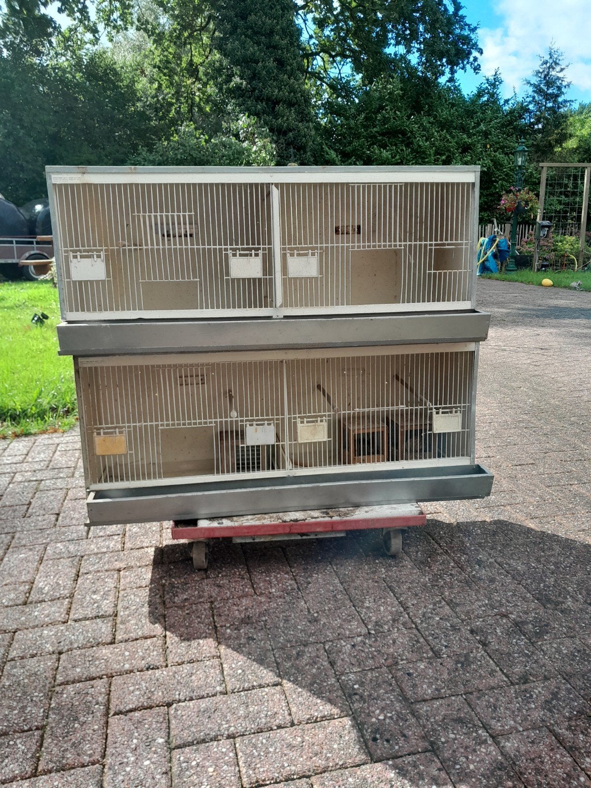 te koop, Ophalen, Gebruikt, Metaal, Vogelkooi