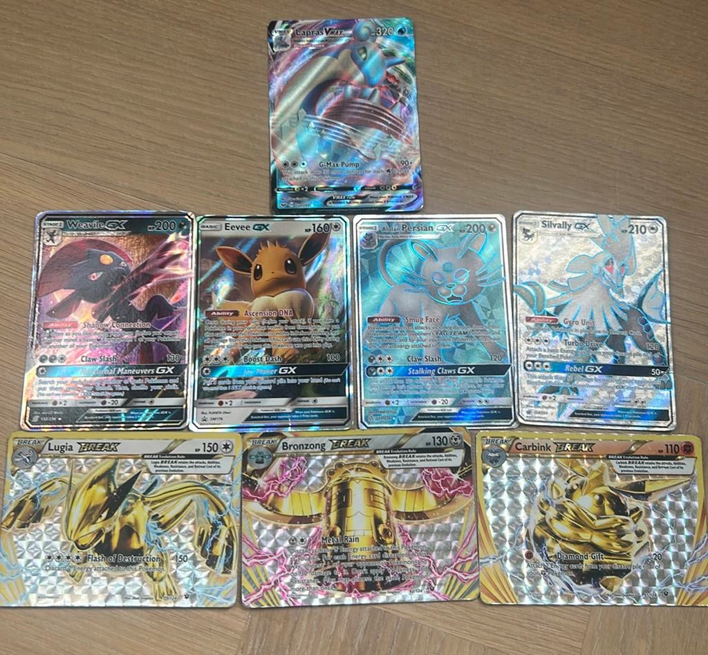 8 zeldzame pokemonkaarten!, Ophalen of Verzenden, Zo goed als nieuw, Meerdere kaarten