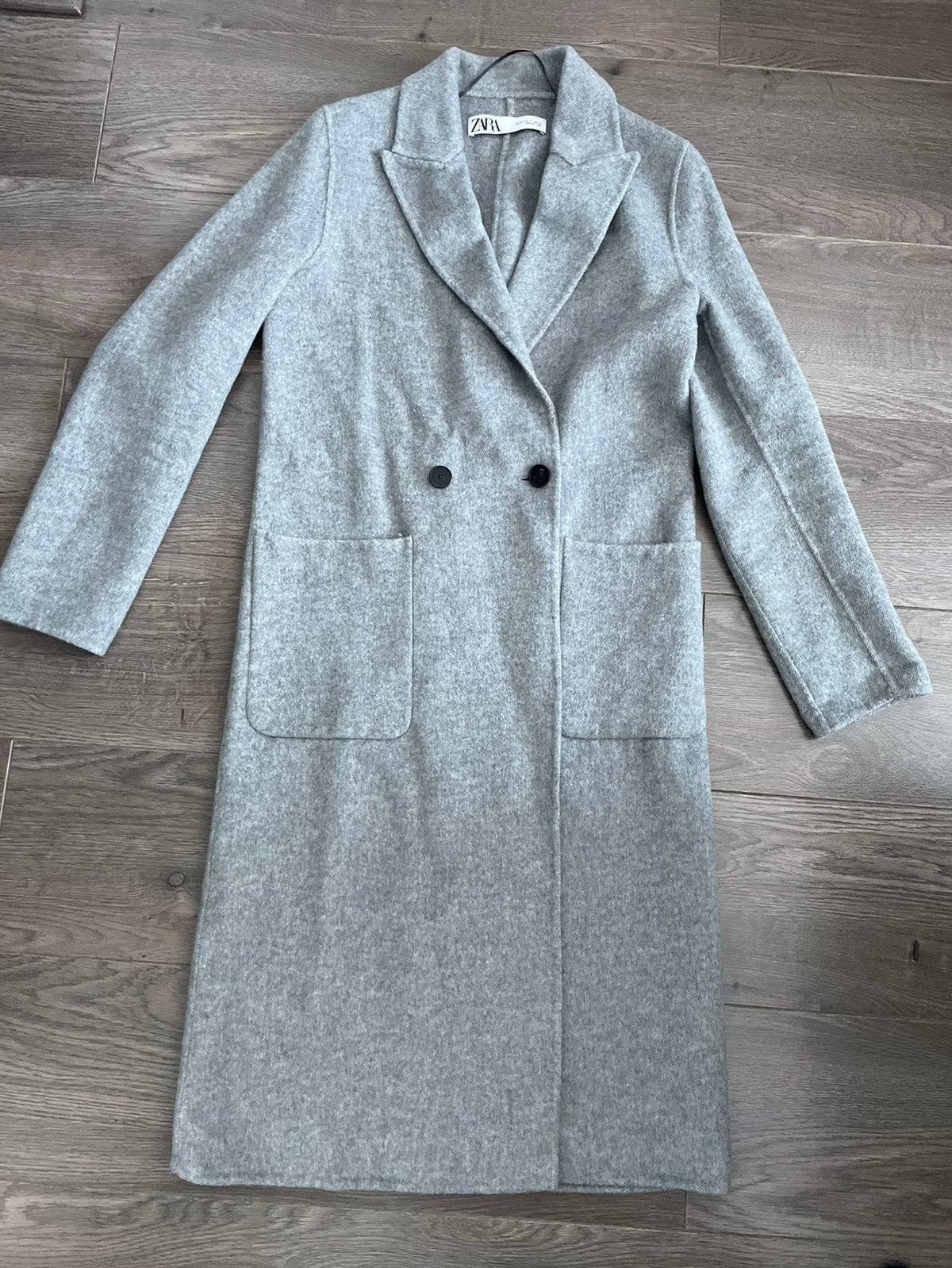 Grijze jas Zara mt XS, Mango, Ophalen of Verzenden, Zo goed als nieuw, Maat 34 (XS) of kleiner