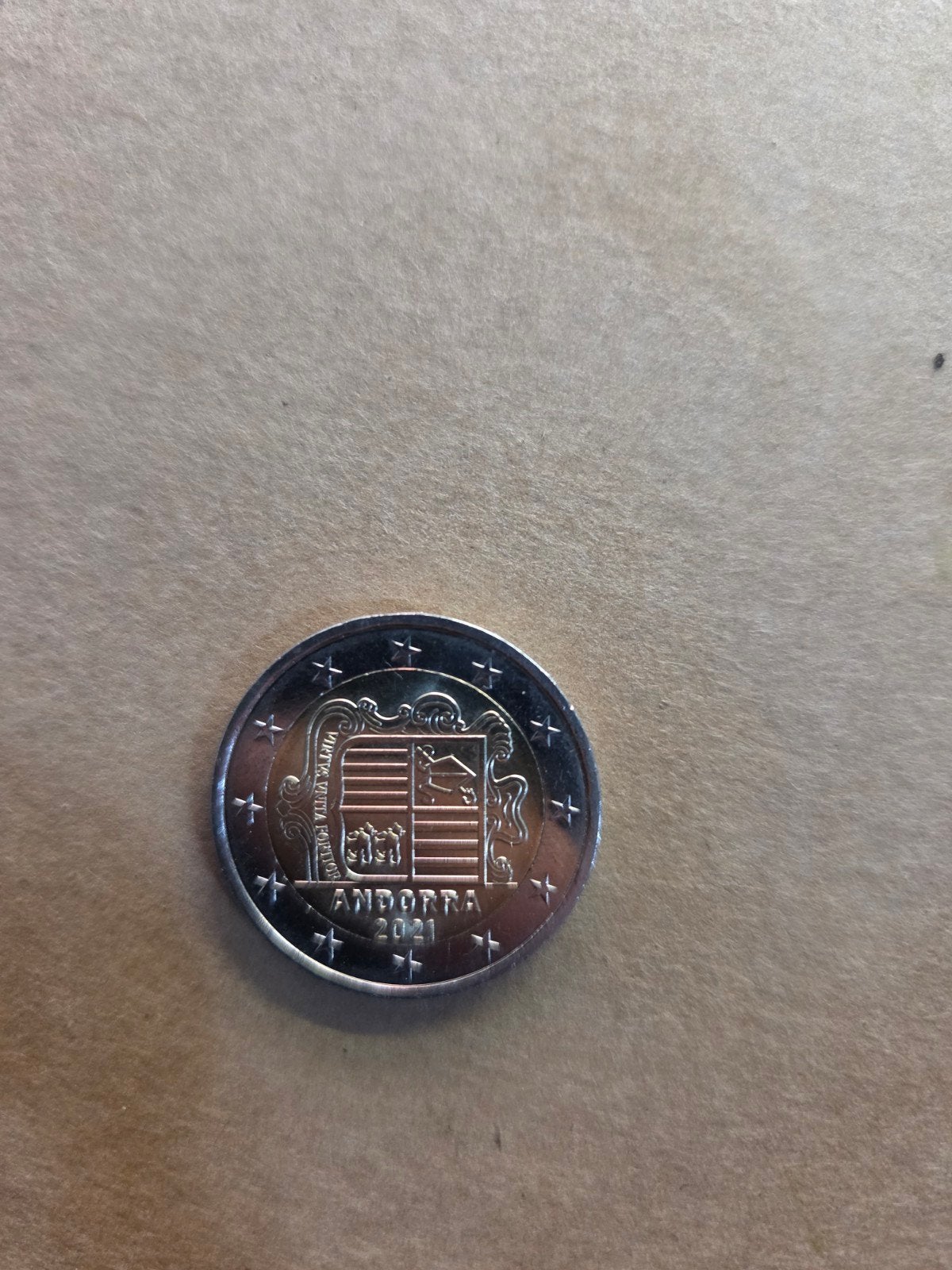 2 Euro Andorra 2021, Ophalen, Overige landen, 2 euro, Losse munt