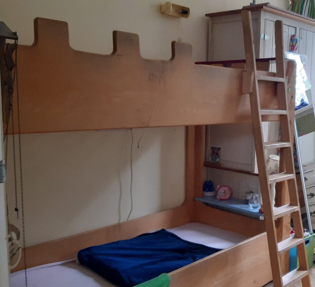 Stapelbed, kasteelbed, Ophalen, Zo goed als nieuw, Stapelbed