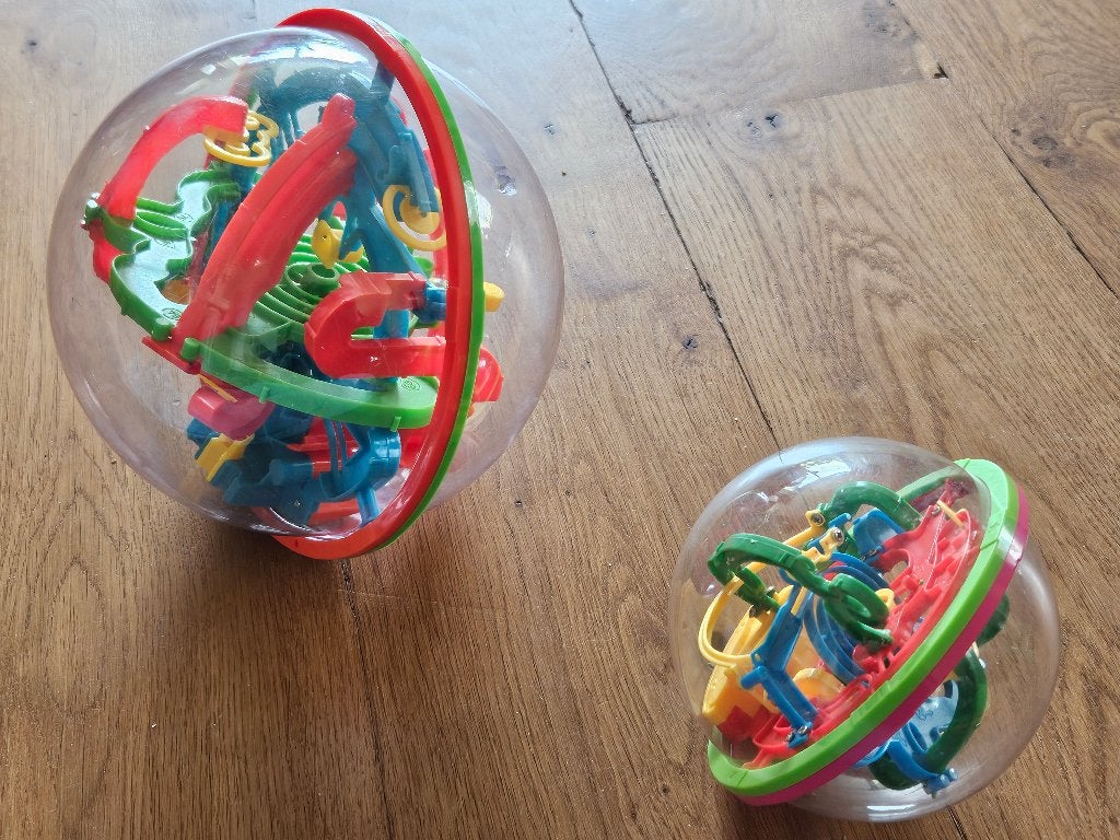 Magic 3D puzzel labirint, Ophalen of Verzenden, Minder dan 500 stukjes, Gebruikt, Rubik's of 3D-puzzel