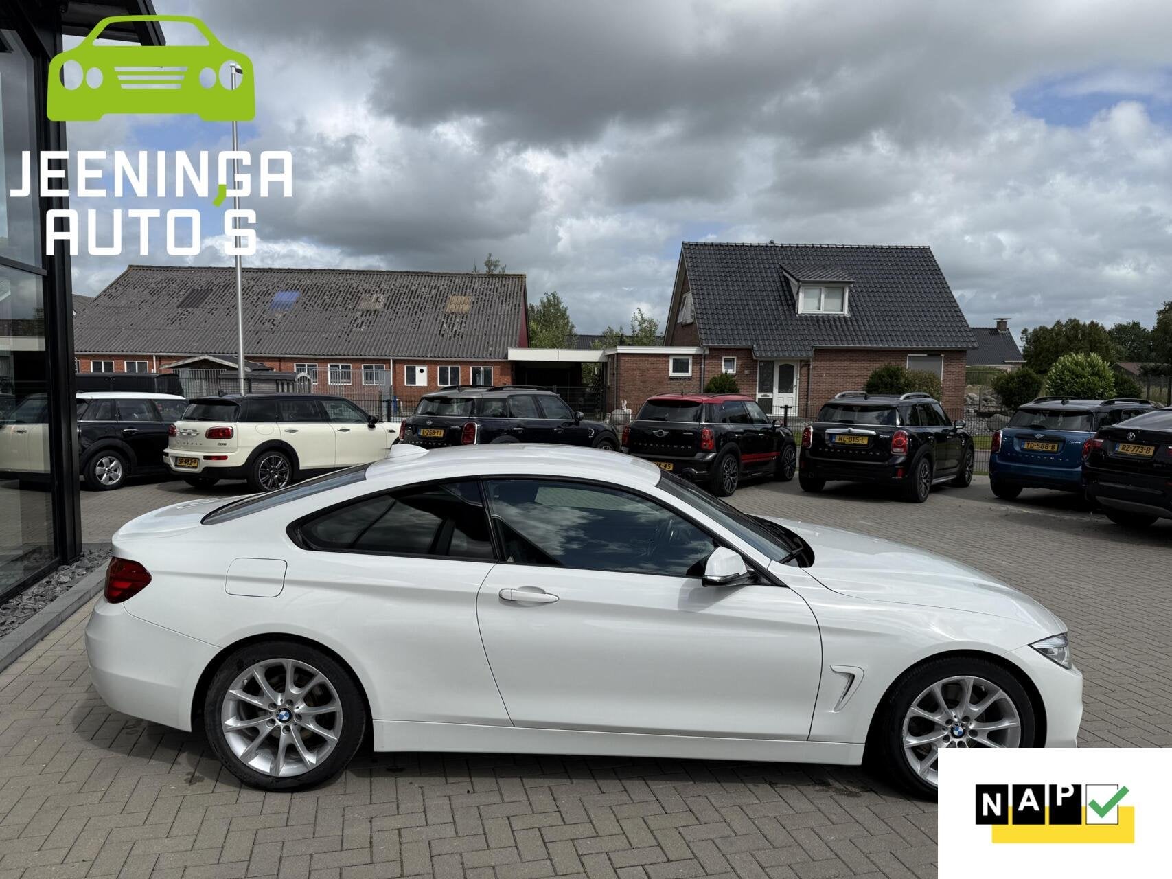 BMW 4-serie Coupé 428i Executive|Msport|Clima|PDC|Navi|NAP, Auto's, Automaat, 745 kg, Gebruikt, 1445 kg