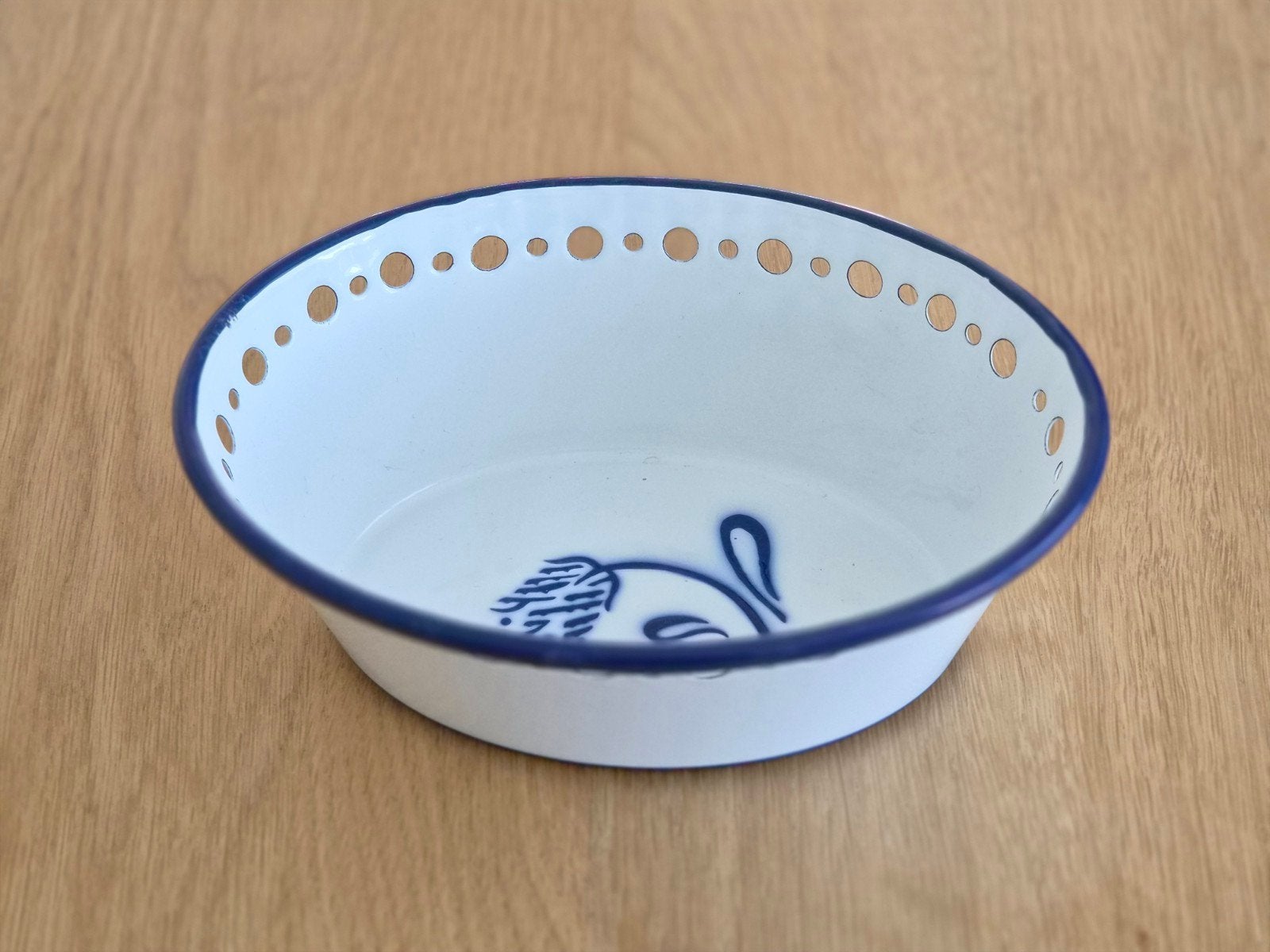 Vintage IKEA 'Arv Idyll' emaillen schaal, Ophalen of Verzenden