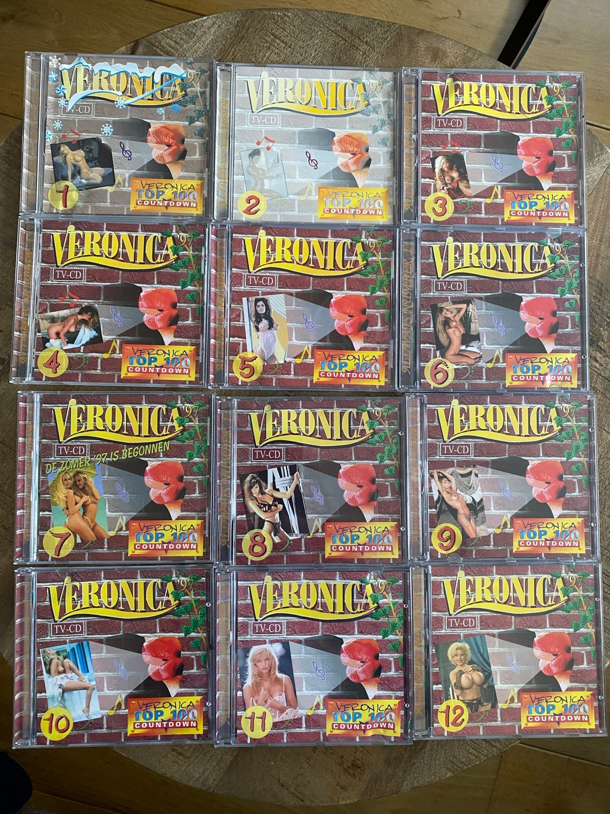 CD serie Veronica Top 100 Countdown Deel 1 t/m 12, Gebruikt, Pop, Ophalen of Verzenden, Verzamelalbum