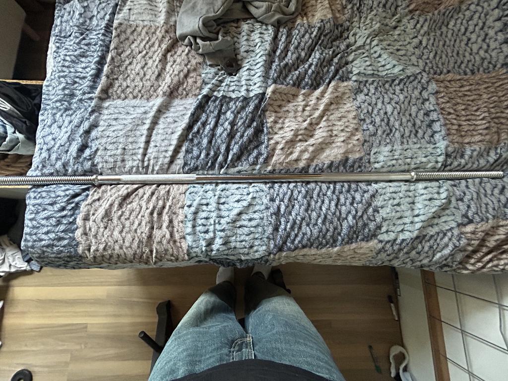 barbell, Sport en Fitness, Fitnessmaterialen, Ophalen, Gebruikt, Rug, Halterstangen