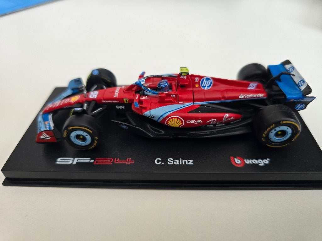 Ferrari SF24 C Sainz 1/43, Ophalen of Verzenden, Gebruikt, Auto, Overige merken