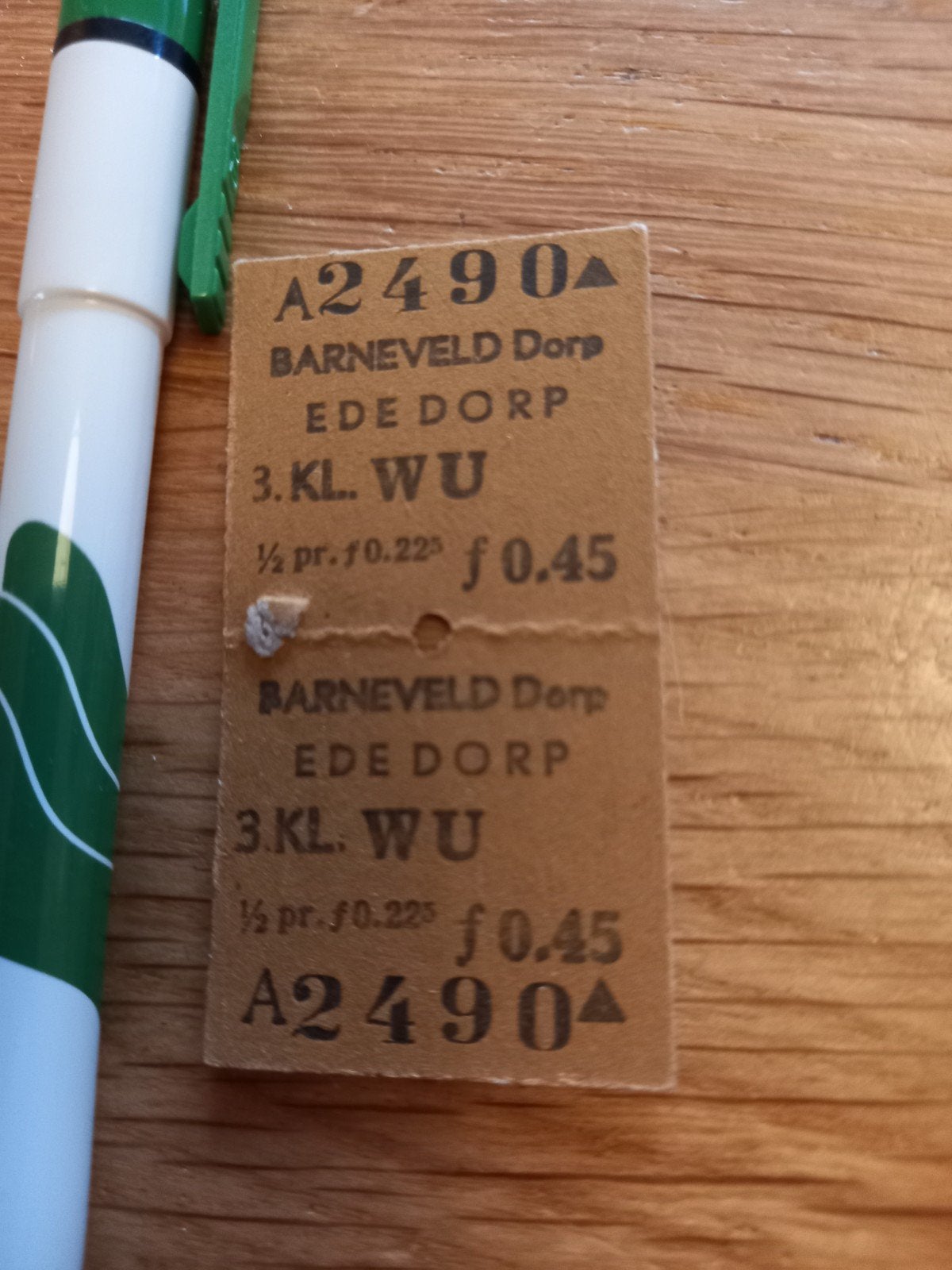 Barneveld, Tickets en Kaartjes, Eén persoon, Vliegtuig, Algemeen kaartje
