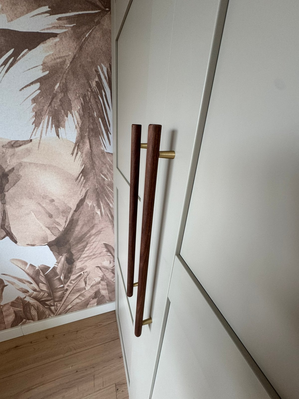 Luxe walnoot houten handgrepen – 38 cm – set van 2, Minder dan 50 cm, Nieuw, Ophalen of Verzenden, Minder dan 25 cm