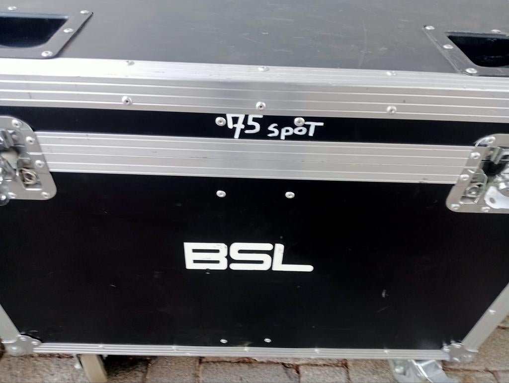 BSL Twist Spot 75 Movinghead 4stuks met flightcase, Ophalen, Zo goed als nieuw, Licht