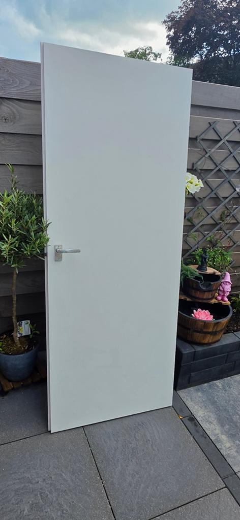 SUPERLAKDEUR OPDEK SL1 78x201,5cm Links Alpine Wit, Ophalen of Verzenden