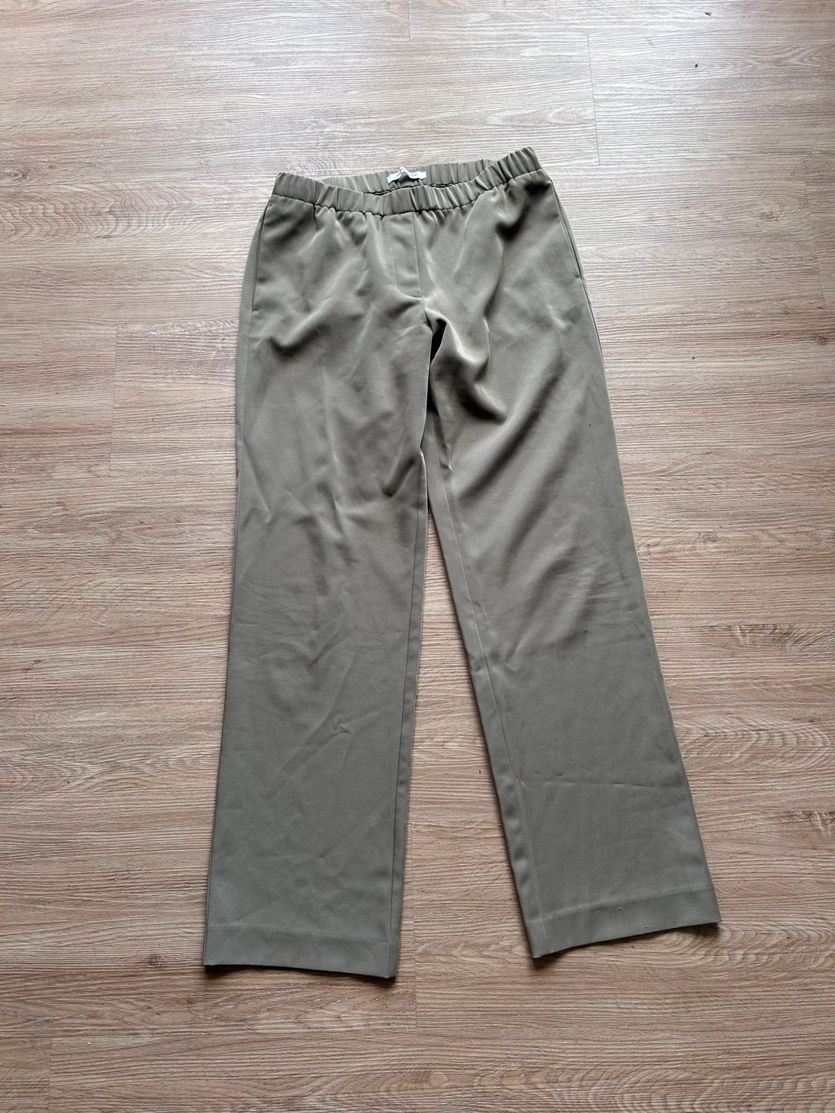 Khaki broek maat M Samsoe Samsoe, Maat 38/40 (M), Ophalen of Verzenden, Zo goed als nieuw, Lang