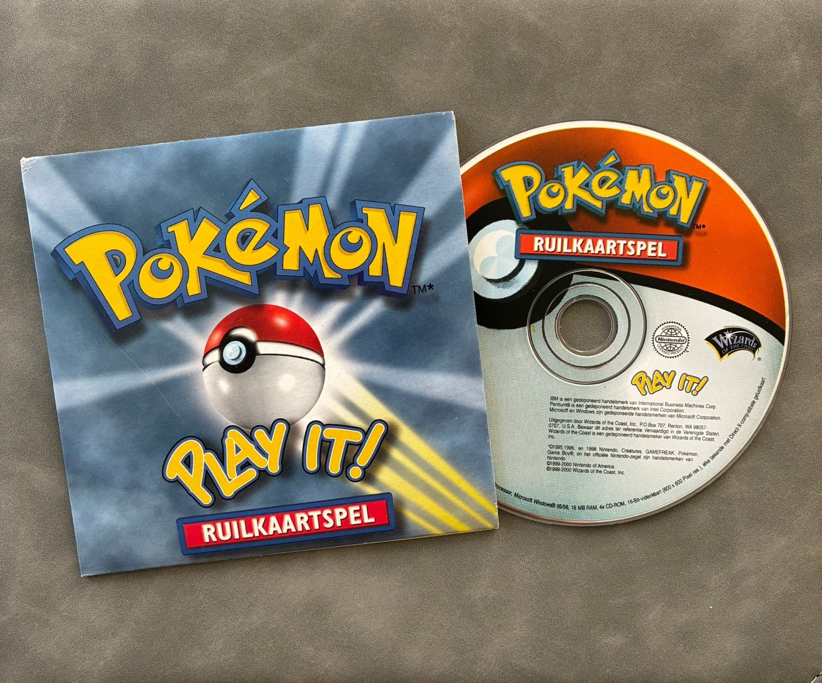Pokemon Play It! Ruilkaartspel CD WotC Vintage 1999 NL, Ophalen of Verzenden, Zo goed als nieuw
