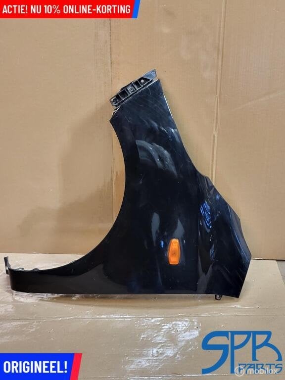 HYUNDAI I10 I 2008-2013 LINKER SPATBORD ZWART Links SCHERM, Auto-onderdelen, Gebruikt, Ophalen of Verzenden, Hyundai, HYUNDAI