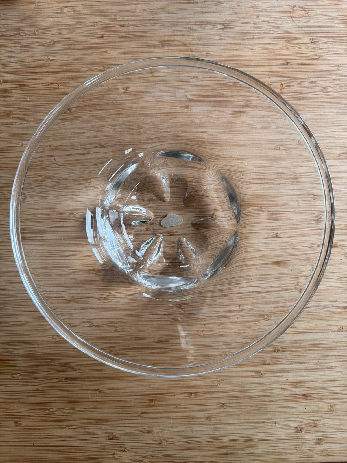 Orrefors grote zware kristal schaal 27,5 cm, Ophalen of Verzenden
