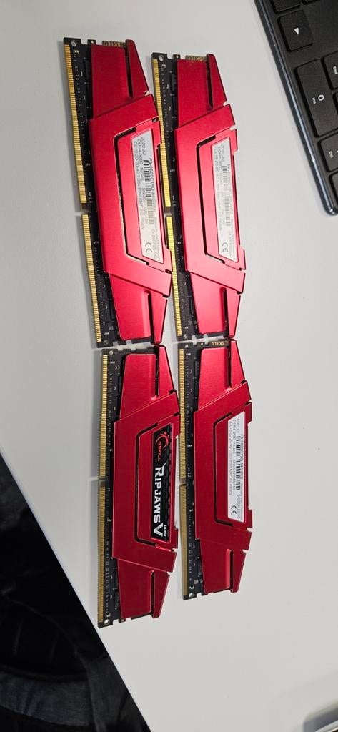 G.Skill Ripjaws V DDR4 RAM - 64GB (4x16GB) 3600MHz, Gebruikt, DDR4, Ophalen of Verzenden, Desktop
