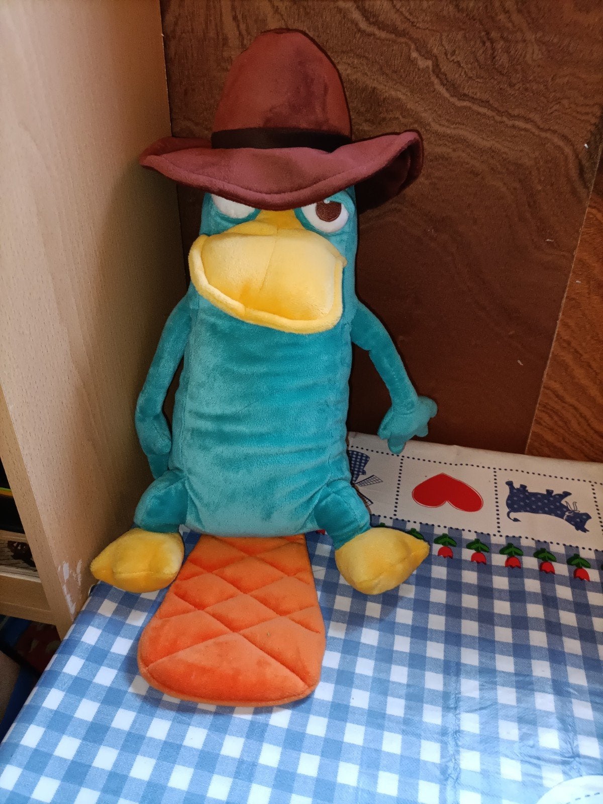 Perry het Vogelbekdier knuffel Disney 41 cm groot, Ophalen of Verzenden, Zo goed als nieuw, Overige typen