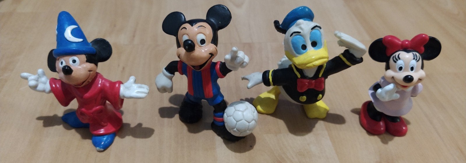 Vintage Disney Figuren: Mickey, Minnie en Donald Duck, Ophalen of Verzenden, Zo goed als nieuw