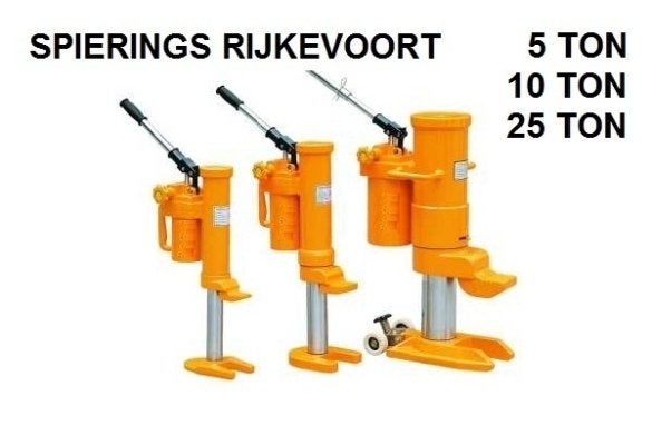 Machinekrik voetkrik dommekracht 5 ton 10 ton Spierings, Niet ingevuld, Niet ingevuld, Nieuw, Ophalen of Verzenden