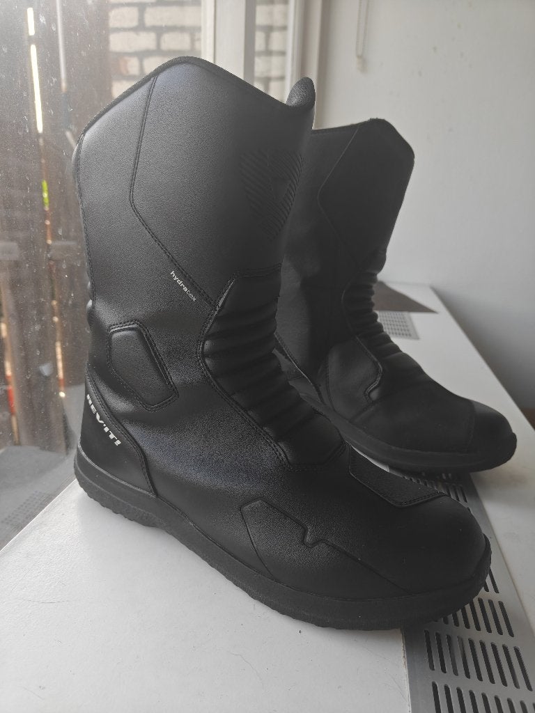 motorlaarzen Rev'it flux h2o 46, Ophalen, Zwart, Boots, Zo goed als nieuw