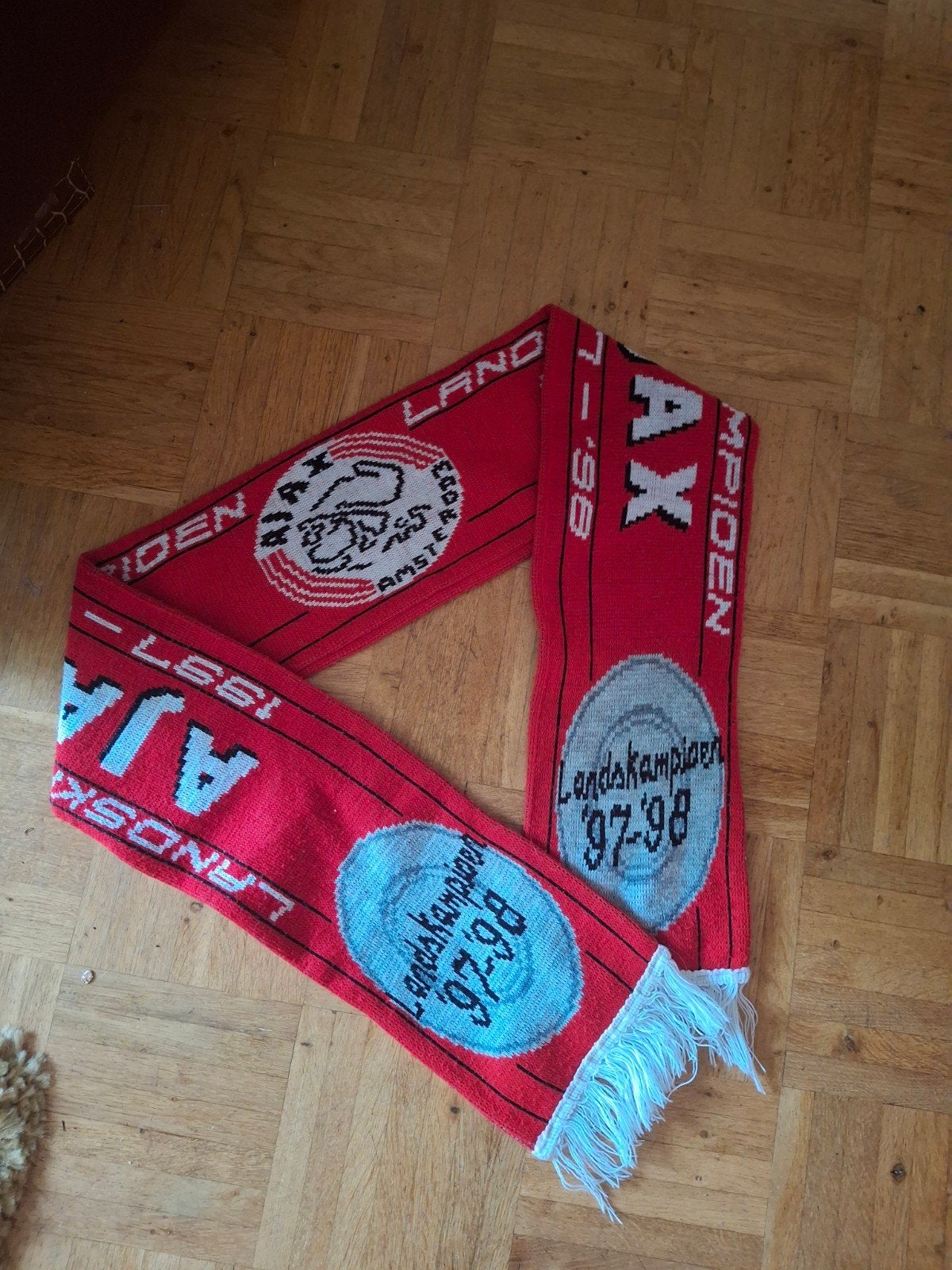 ajax sjaal 1997, Ophalen of Verzenden, Gebruikt, Ajax, Vaantje of Sjaal