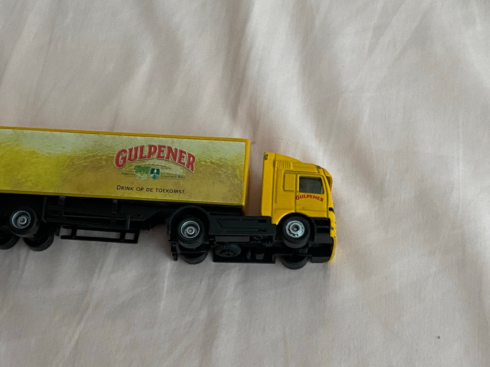 Gulpener vrachtwagen speelgoed, Verzamelen, Biermerken, Ophalen of Verzenden, Gebruikt, Overige merken