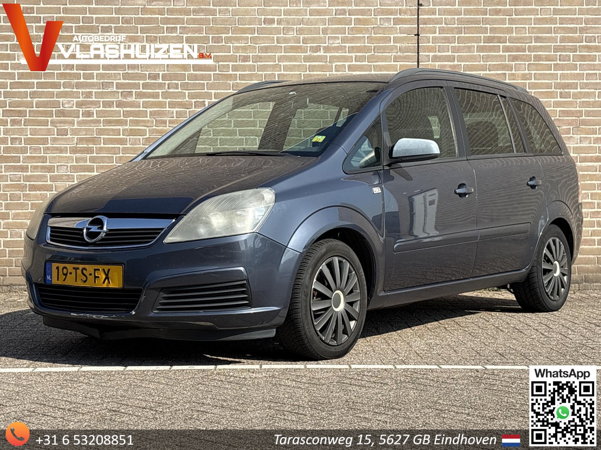 Opel Zafira 1.8 Enjoy | Airco |, Auto's, Opel, Stof, Gebruikt, 4 cilinders, Origineel Nederlands