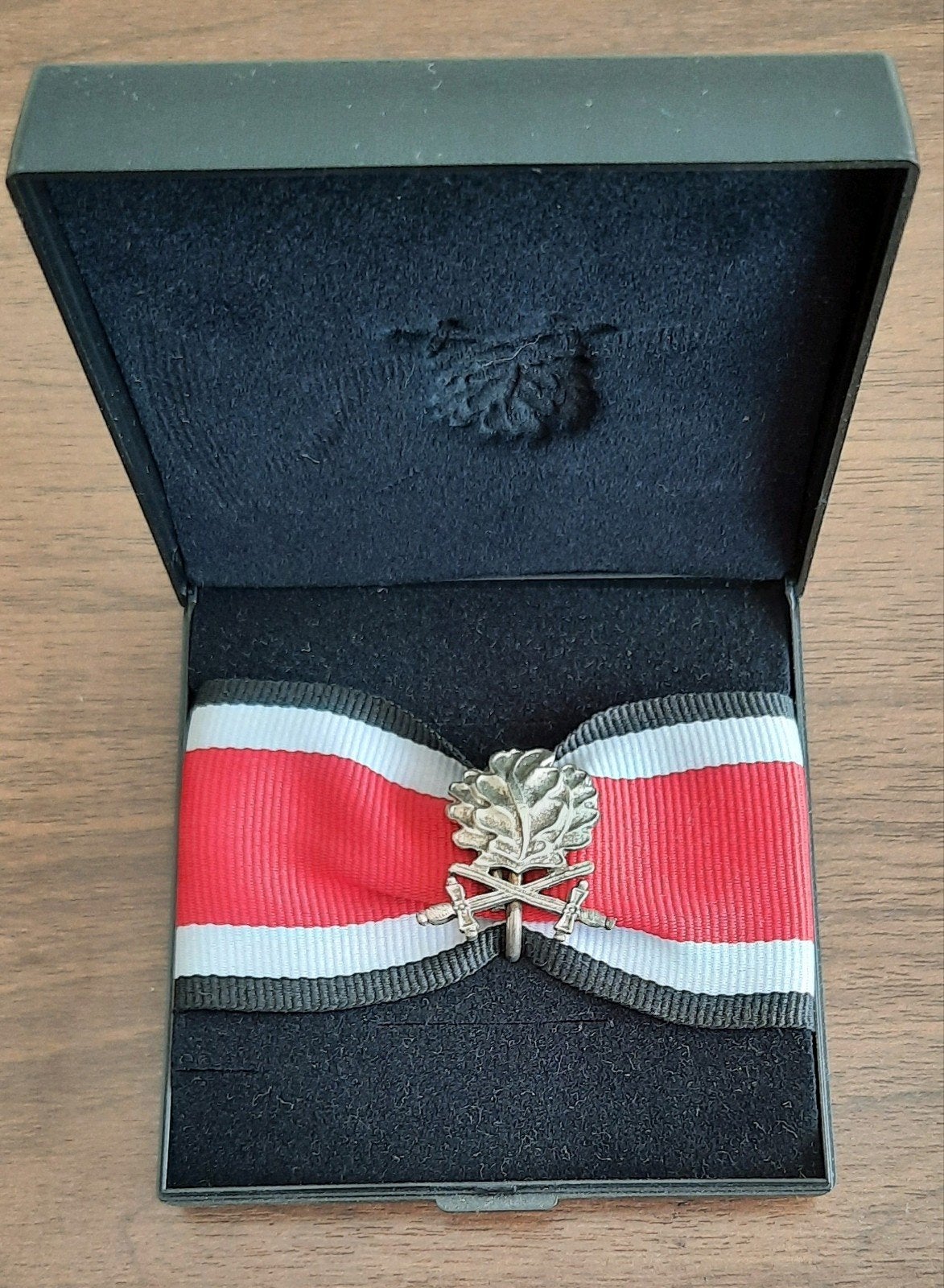 Eikenloof met zwaarden voor Ridderkruis (replica, verouderd), Verzamelen, Verzenden, Landmacht, Duitsland, Lintje, Medaille of Wings