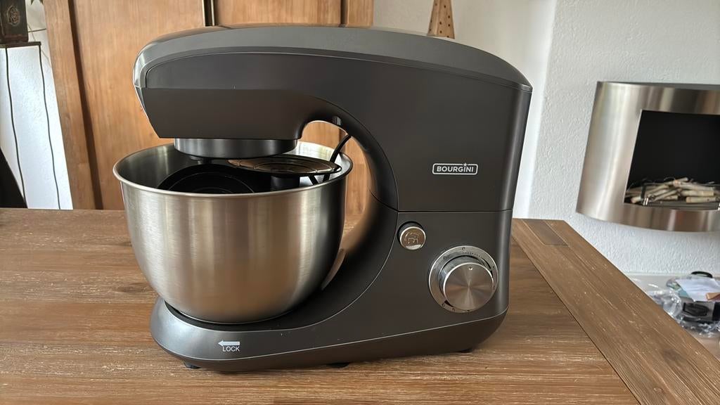 Bourgini keukenmachine, Witgoed en Apparatuur, Keukenmixers, 4 liter of meer, Ophalen, Zo goed als nieuw, 3 snelheden of meer