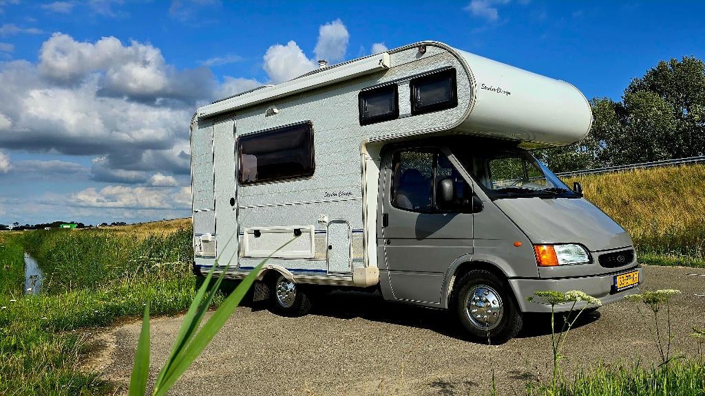 Ford camper 5 persoons, off grid, nwe banden, accu, apk, etc, Caravans en Kamperen, Campers, Alkoof, Ford, Treinzit, Particulier