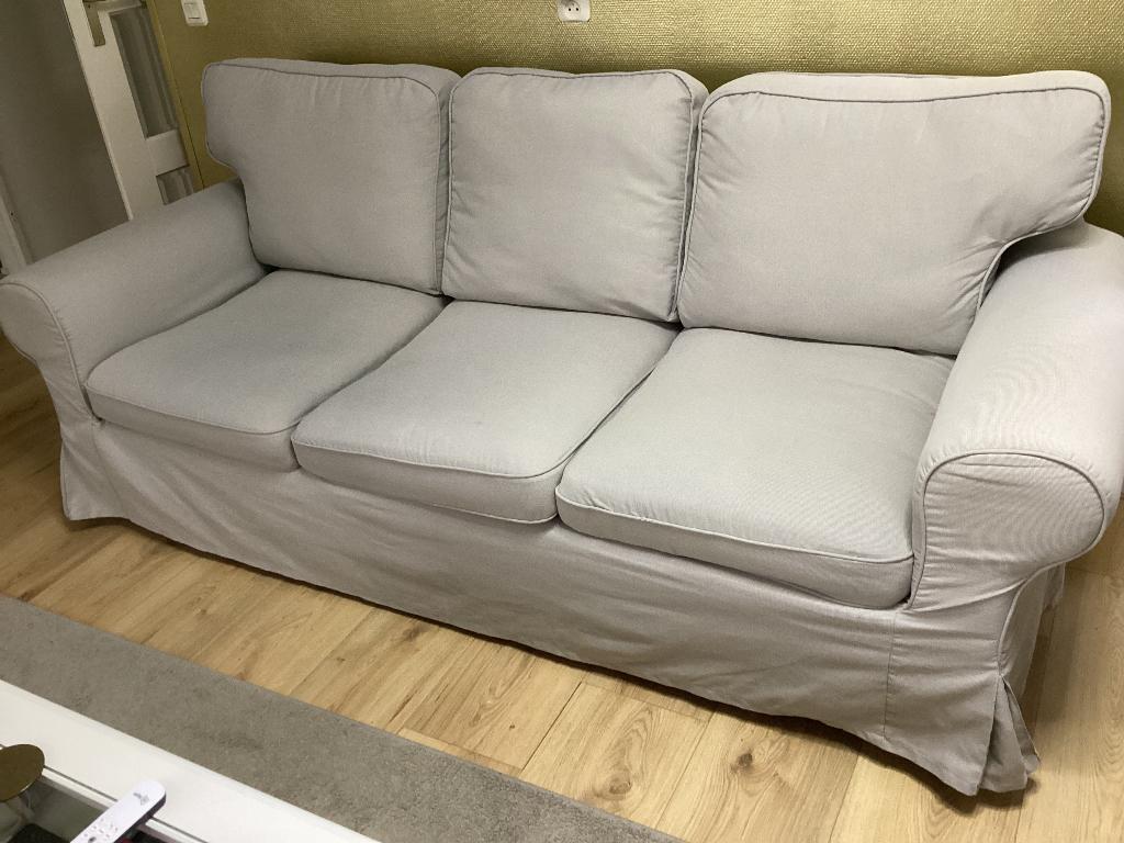 3 zits bank en relax fauteuil, Huis en Inrichting, Banken | Bankstellen, Ophalen, Gebruikt, Driepersoons, 75 tot 100 cm