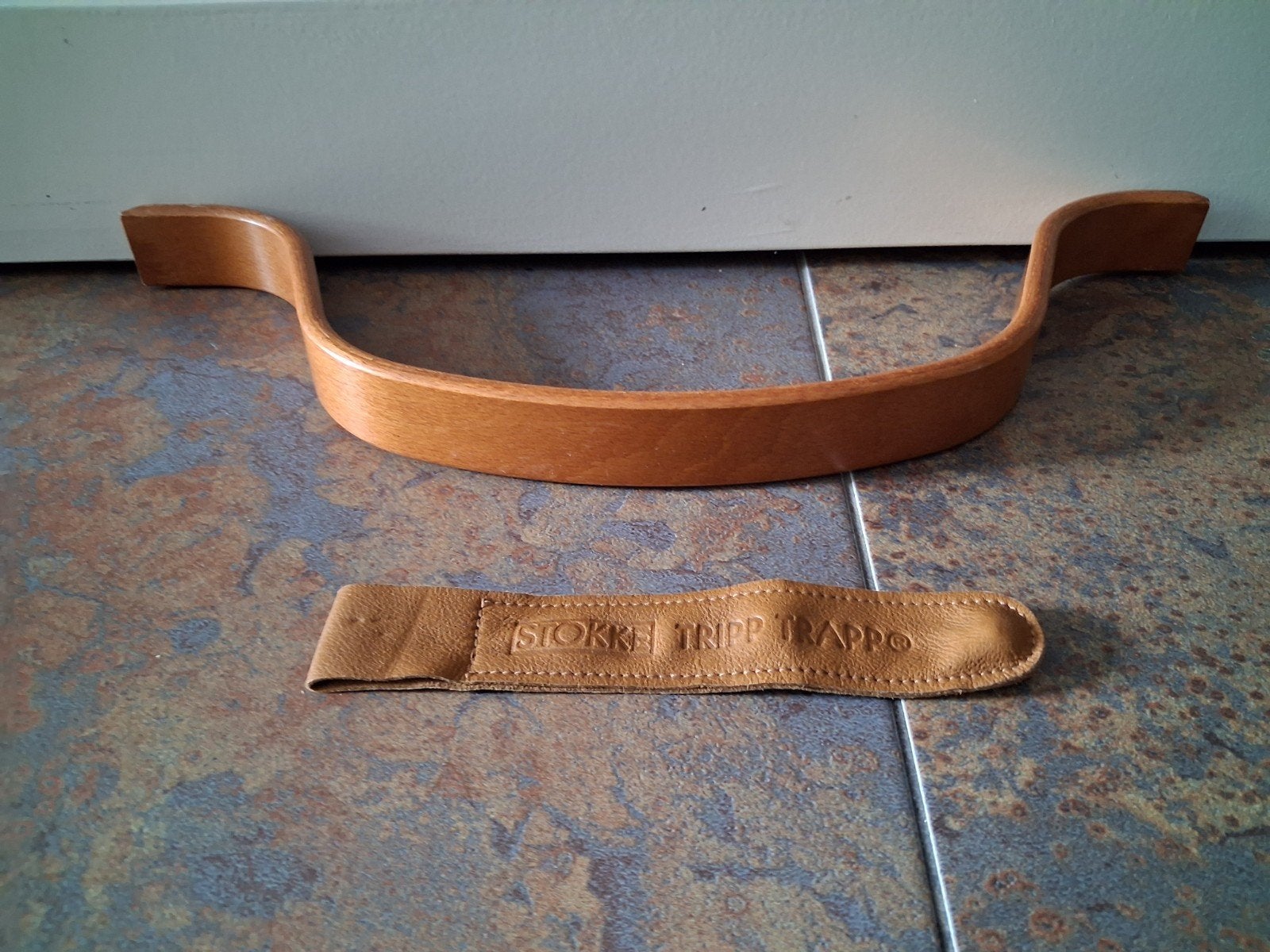 Stokke beugel met leertje, Kinderen en Baby's, Kinderstoelen, Ophalen