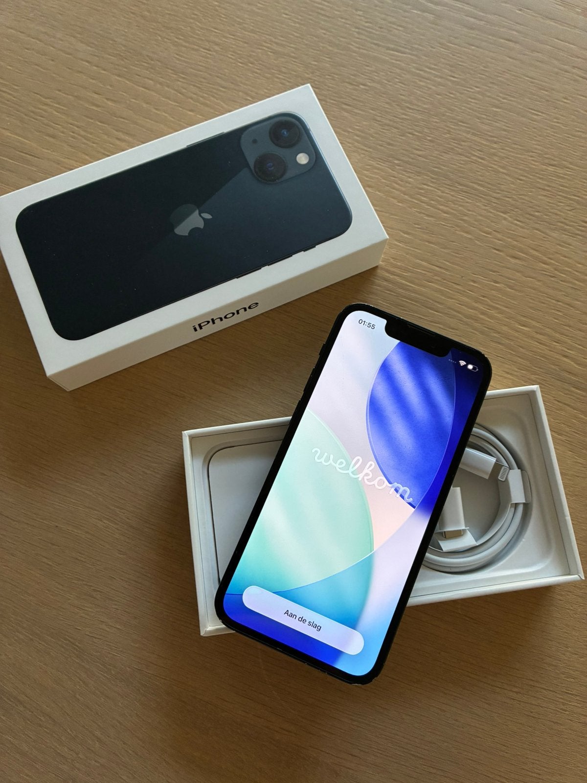 Iphone 13 mini - 128gb / Midnight, Telecommunicatie, 86 %, Zwart, Ophalen of Verzenden, Zonder simlock