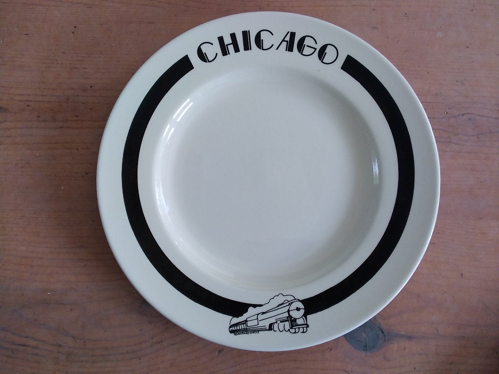 Chicago Joy Nagy 1977 bord, Verzenden, Zo goed als nieuw, Bord(en), Overige stijlen