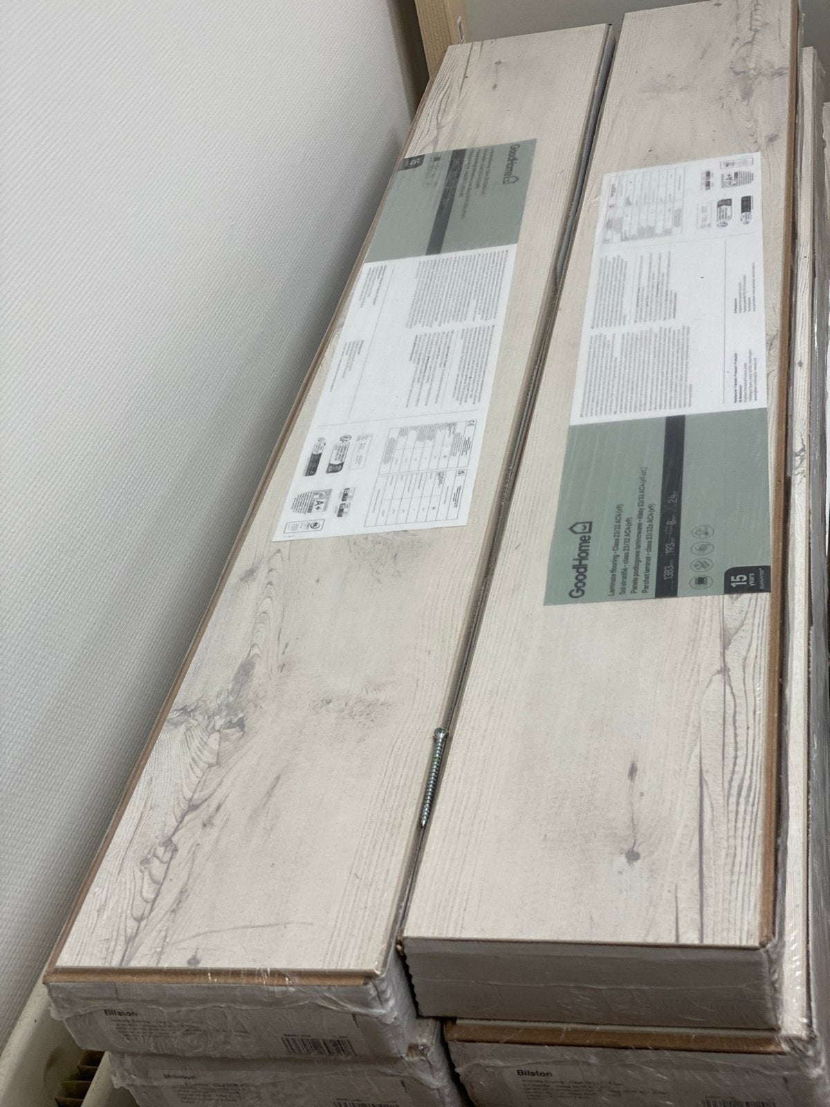 52,8M2 / 22 pak GoodHome Bilston Laminaat Vloerdelen - Nieuw, Ophalen, 50 tot 150 cm, Nieuw, 10 m² of meer